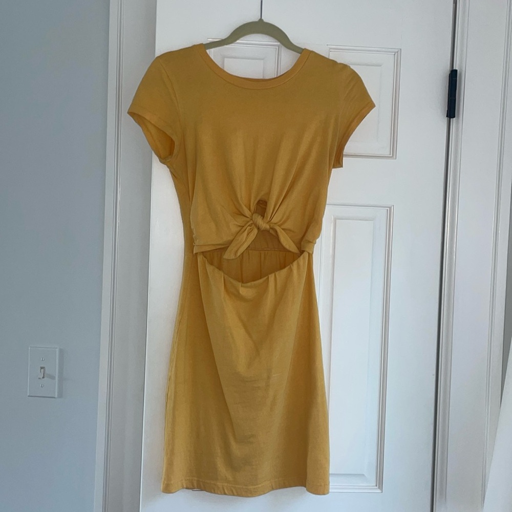 Mustard Yellow Tshirt Dress